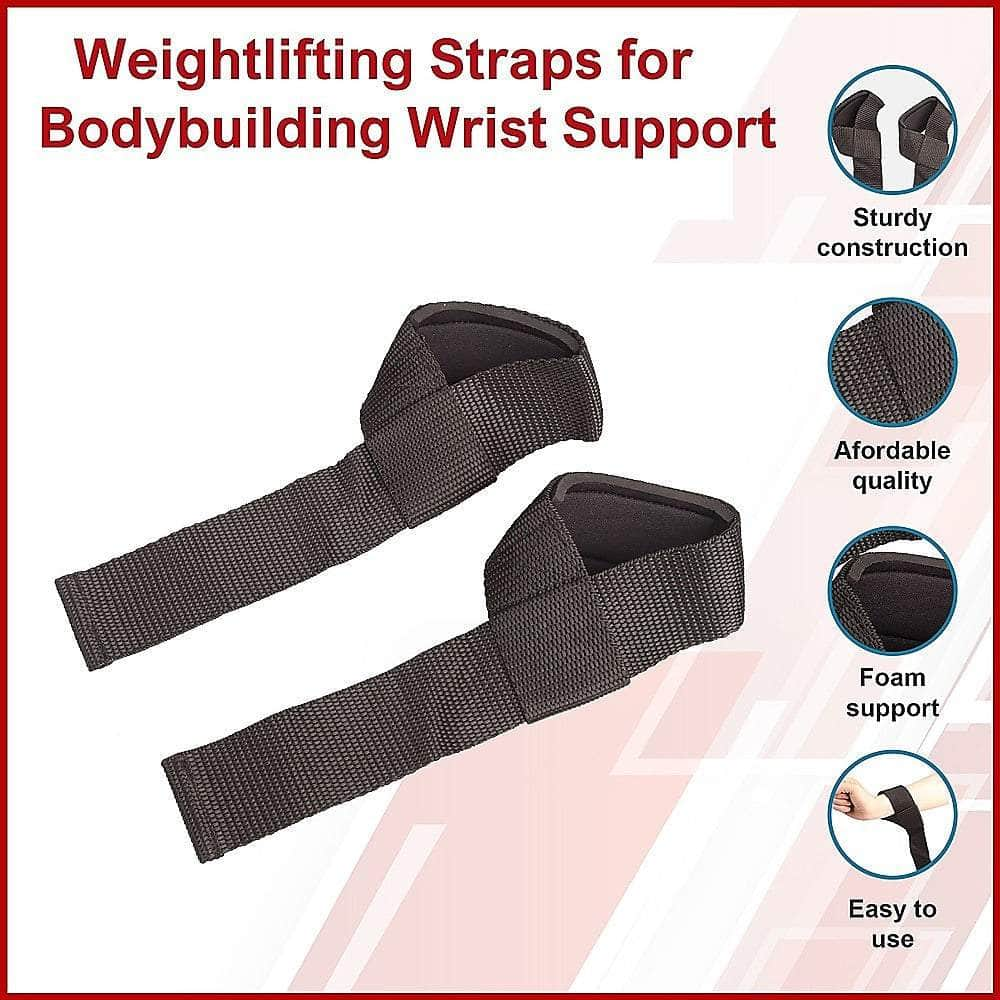 Weightlifting Straps - Bodybuilding Wrist Support