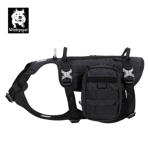 Whinhyepet Military Harness Black Xl