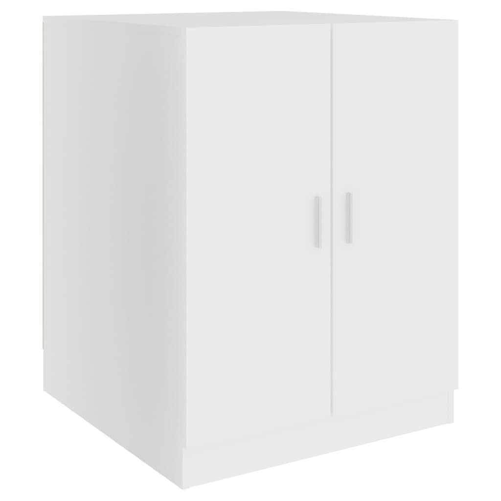 White Washing Machine Cabinet