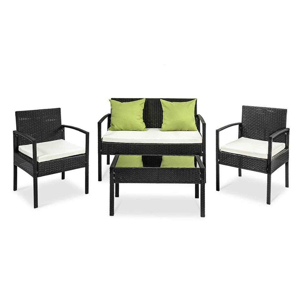 Wicker Lounge Setting Patio Furniture