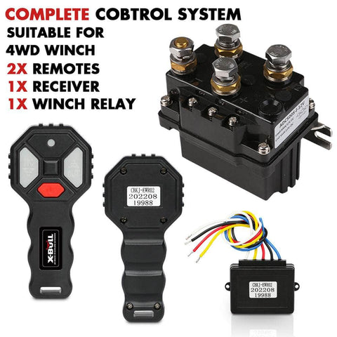 Winch Solenoid Relay Wiring Controller - 500A 12V With 150Ft Wireless Remote