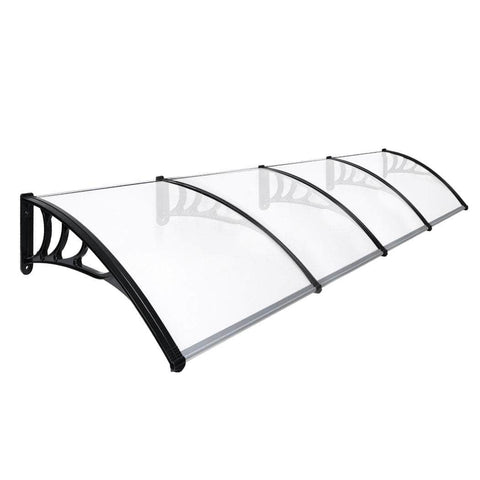 Window Door Awning Outdoor 1M X 4M Transparent 1x4M