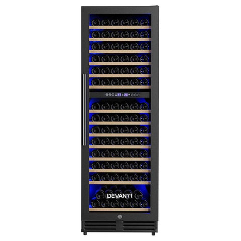 Wine Fridge Cooler Dual Zone 154 Bottles