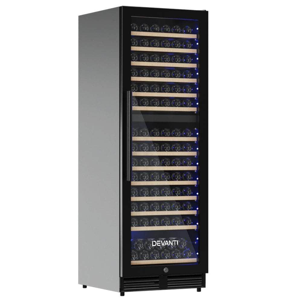 Wine Fridge Cooler Dual Zone 154 Bottles