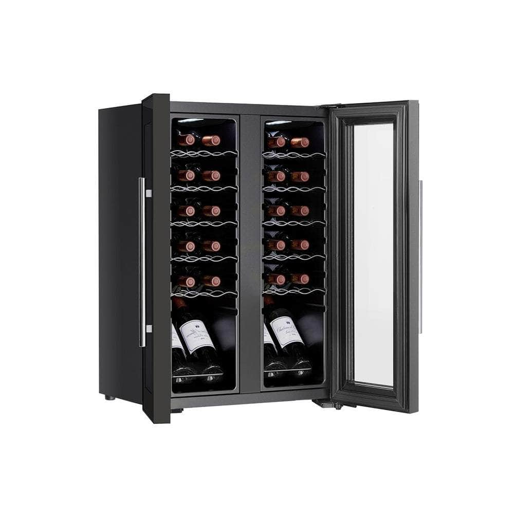 Wine Fridge Cooler Dual Zone 24 Bottles