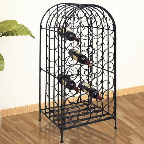 Wine Rack for 35 Bottles Metal