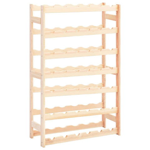 Wine Rack for 42 Bottles Solid Wood Pine