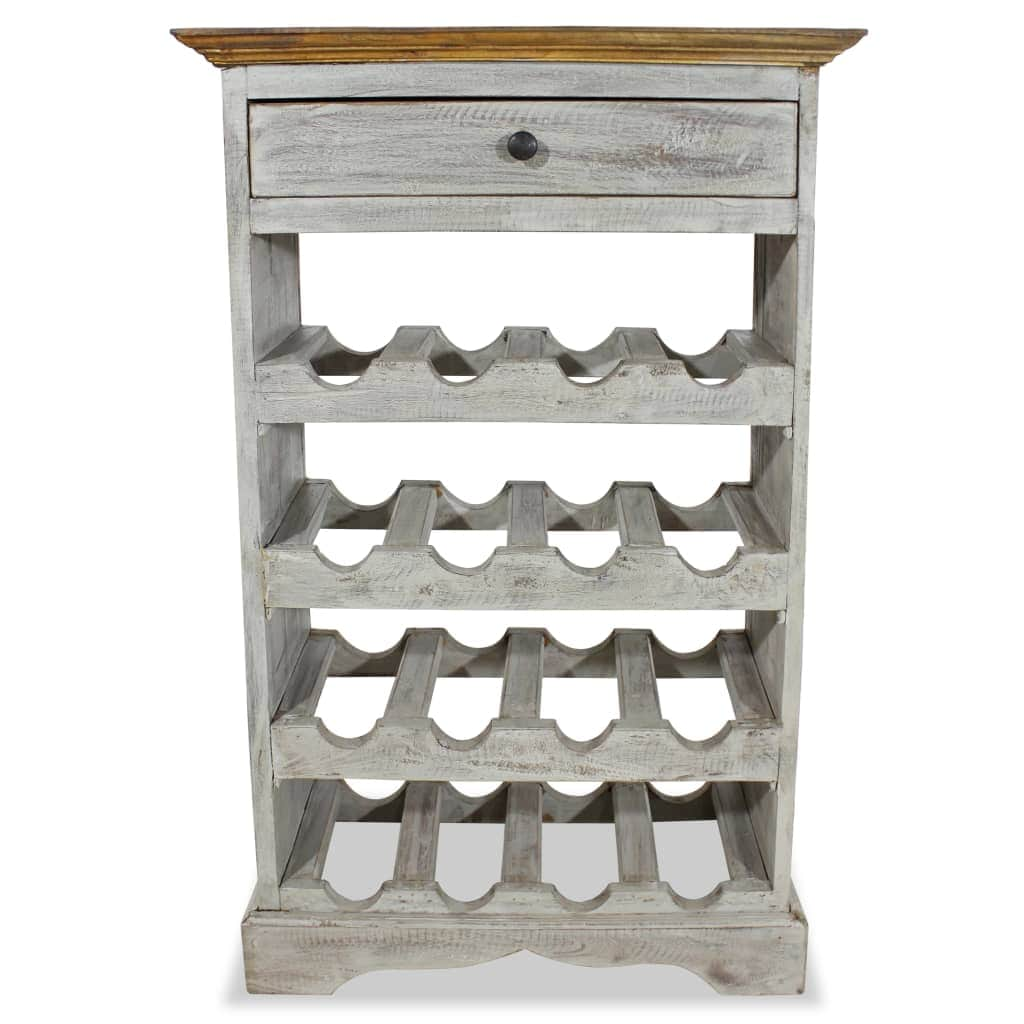 Wine Rack Solid Reclaimed Wood