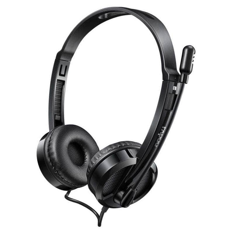 Wired Stereo Headsets With Hd Voice & Rotary Microphone (H100)