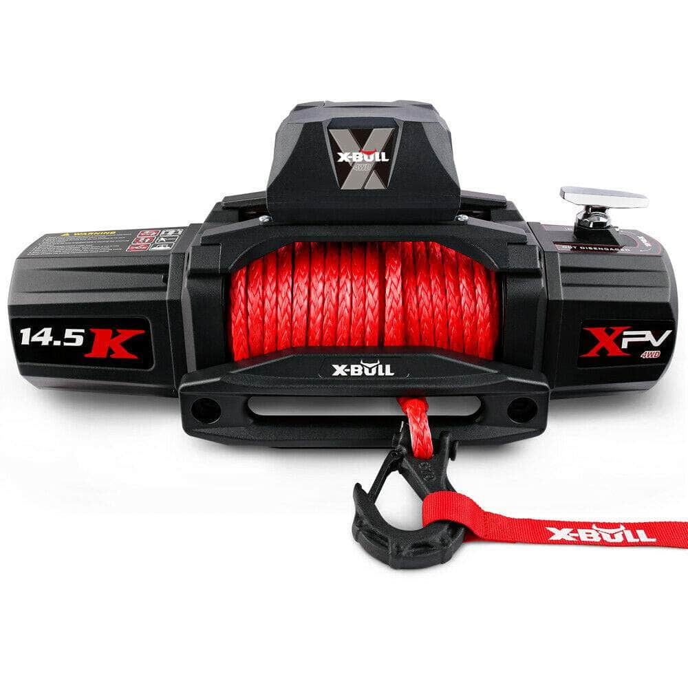 Wireless 12V Synthetic Rope Electric Winch 14500Lb 4X4 Boat