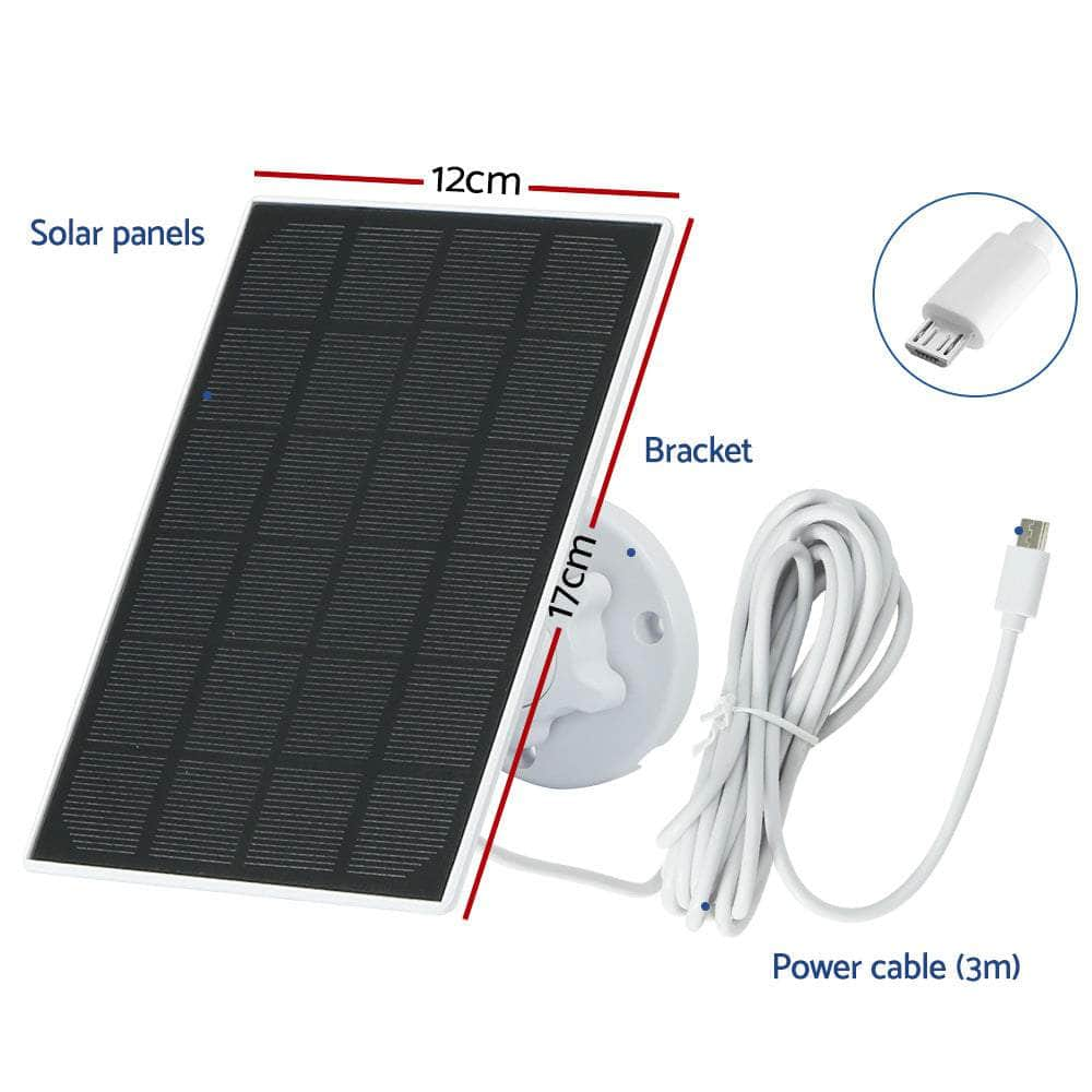 Wireless Security IP Battery Outdoor CCTV Solar Panel 3MP