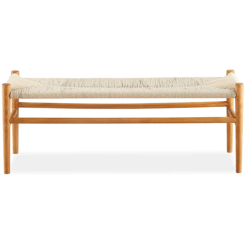 Wishbone 120Cm Dining Bench Beech Timber Replica Hans Wenger Natural