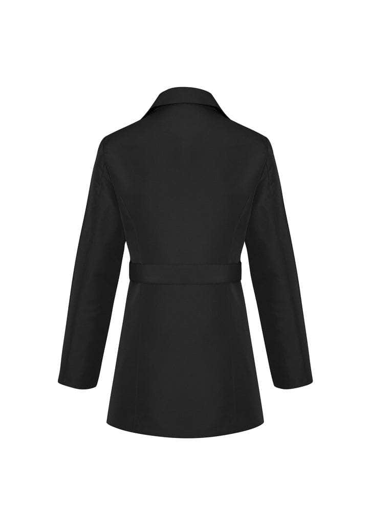 Women'S Winter Trench Coat Black Elegance