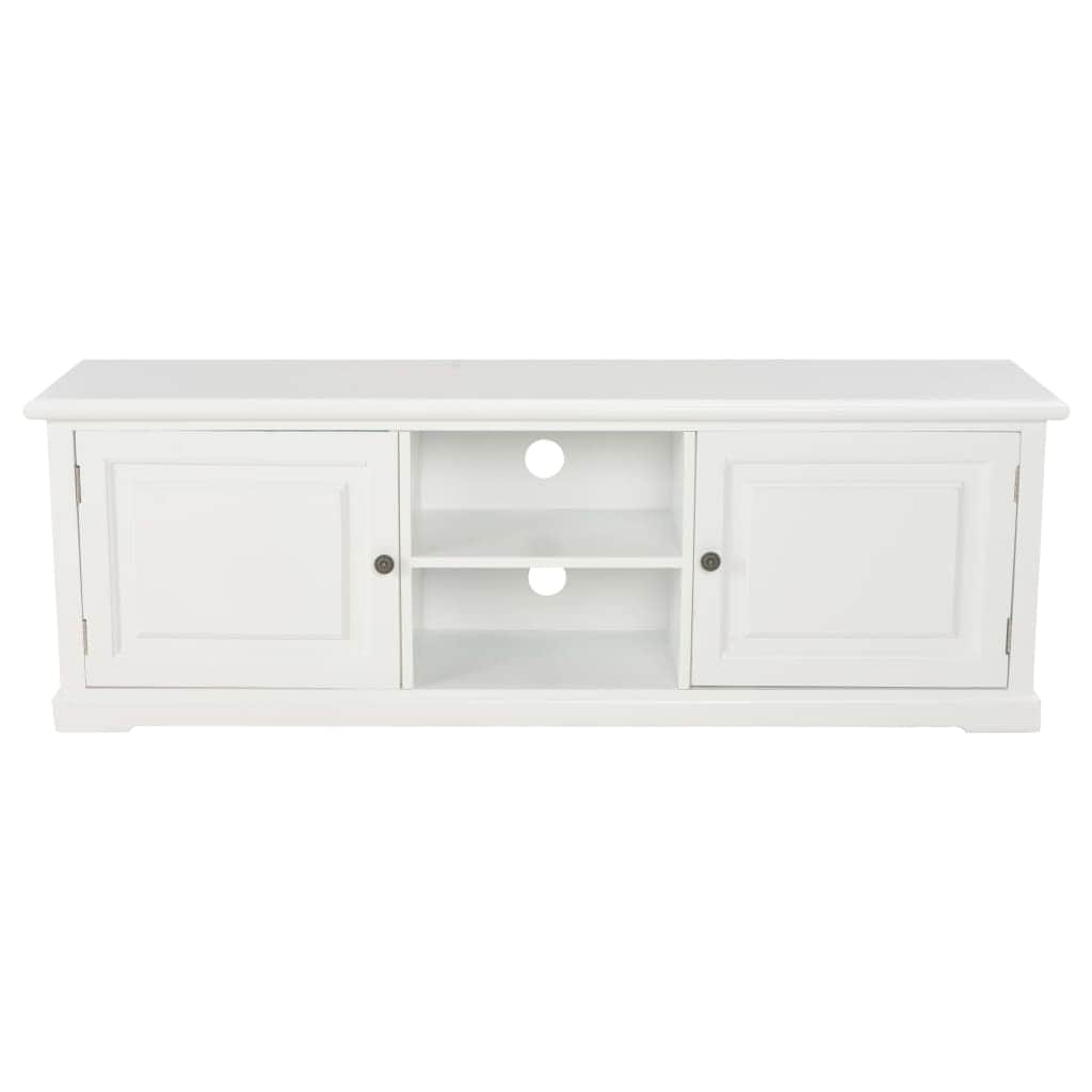 Wood TV Cabinet White