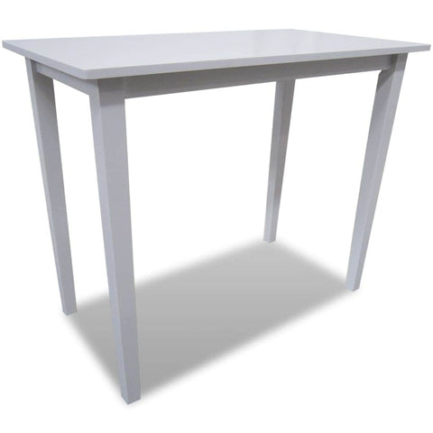 Wooden Bar Table White