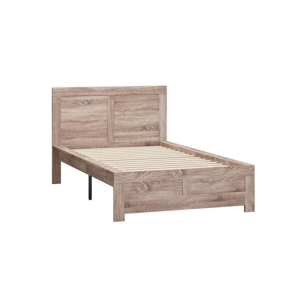 Wooden Bed Frame Contemporary Light Oak