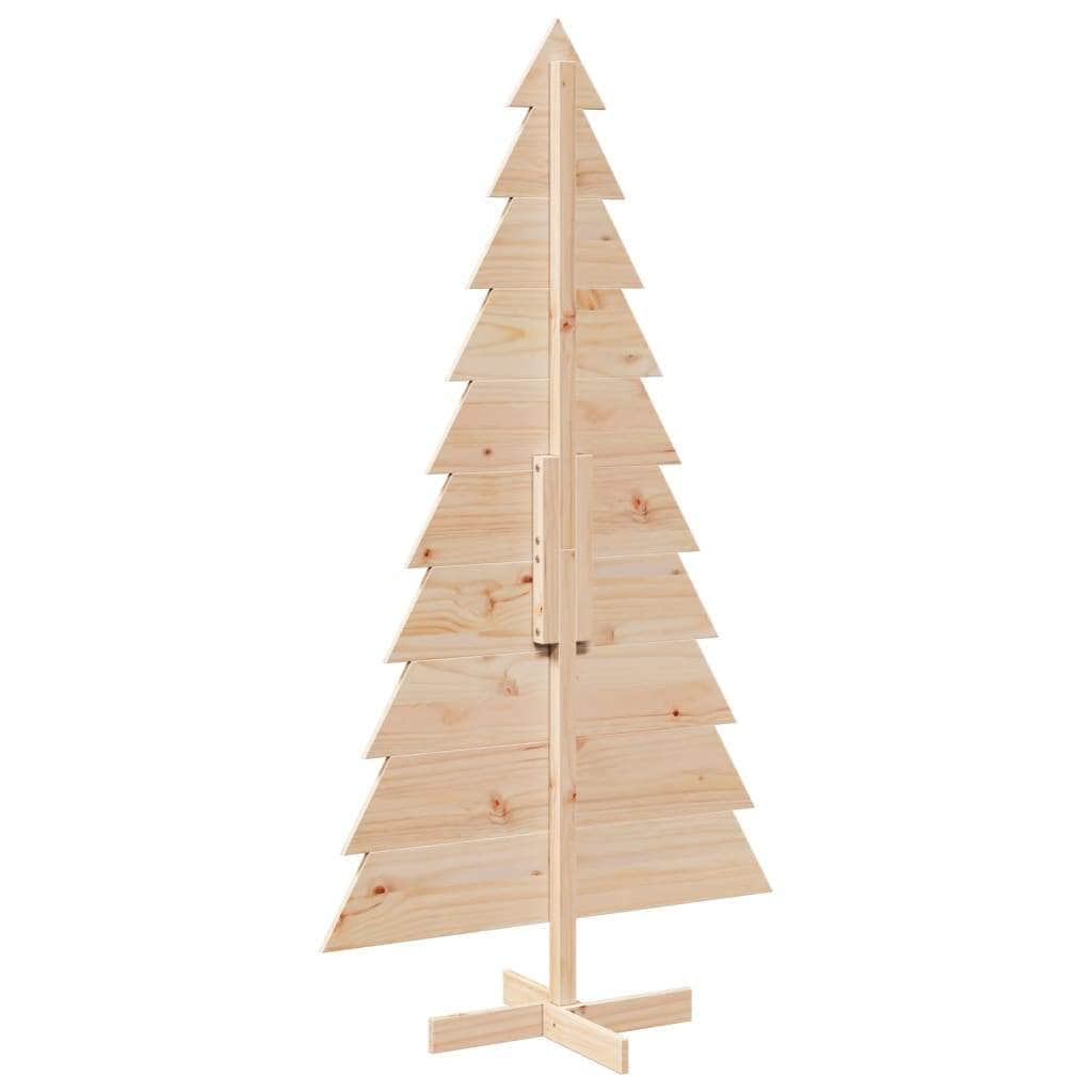 Wooden Christmas Tree for Decoration 180 cm Solid Wood Pine