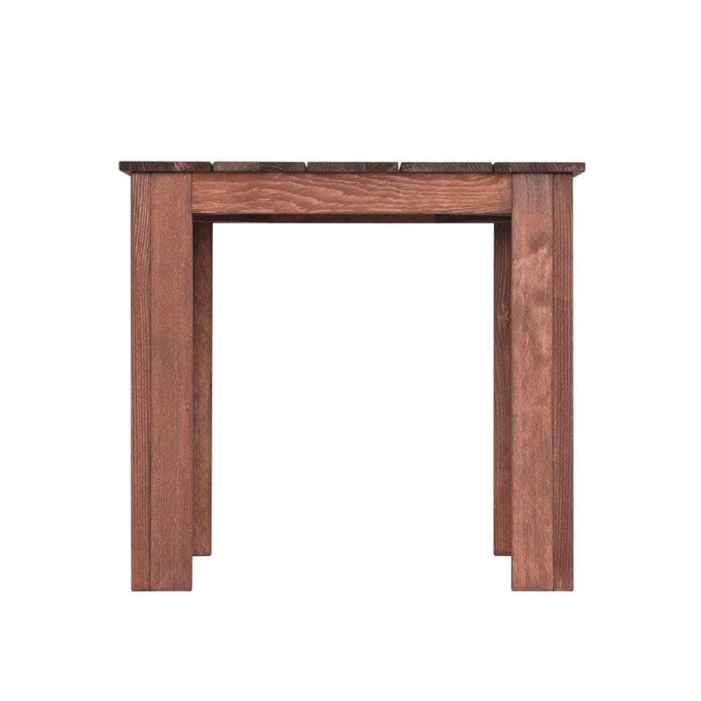 Wooden Coffee Side Table - Outdoor Camping Brown