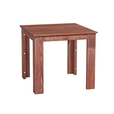 Wooden Coffee Side Table - Outdoor Camping Brown