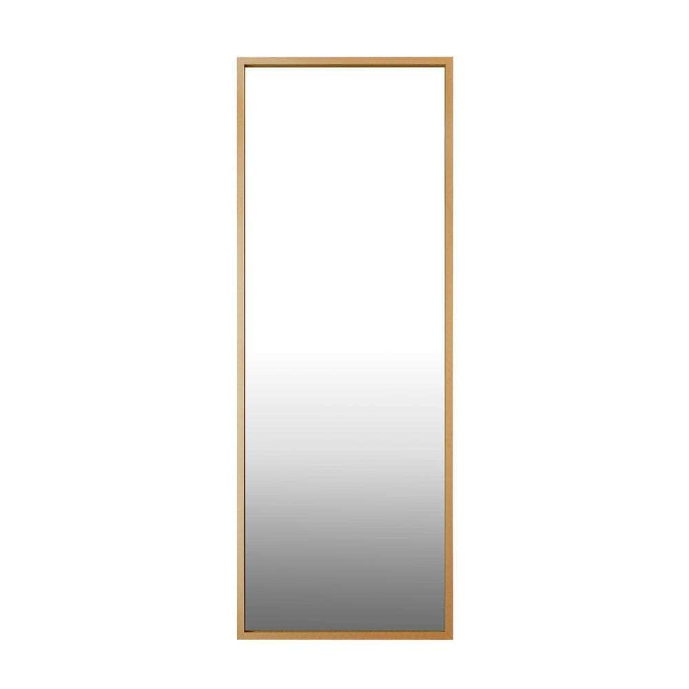 Wooden Full Length Mirror Rectangle Free Standing Black/White/Brown