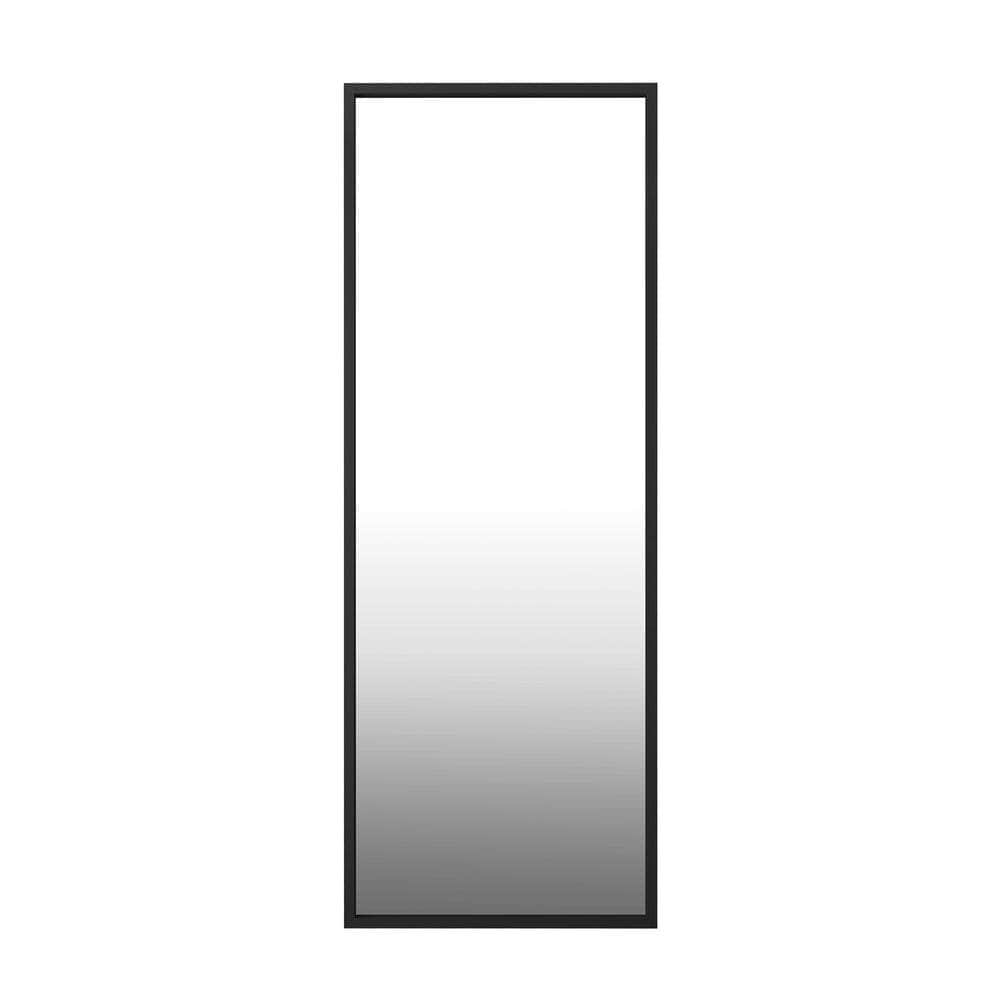 Wooden Full Length Mirror Rectangle Free Standing Black/White/Brown