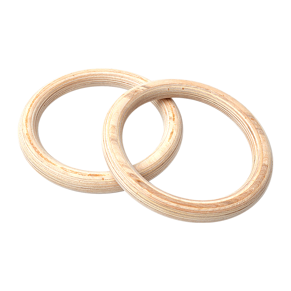 Wooden Gymnastic Rings Olympic Gym Strength Training