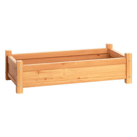 Wooden Raised Garden Bed 65x33x16cm Planter Box