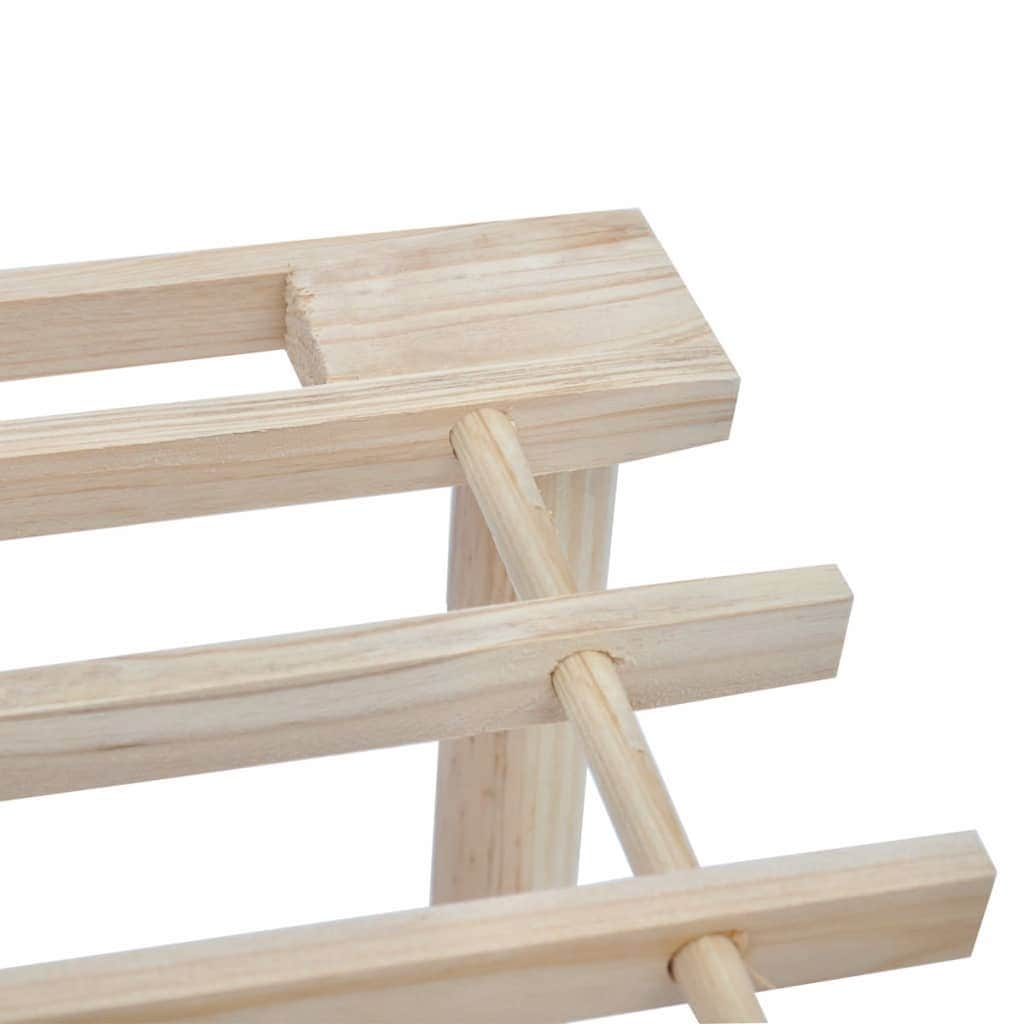 Wooden Shoe Rack 3-Tier 2 pcs