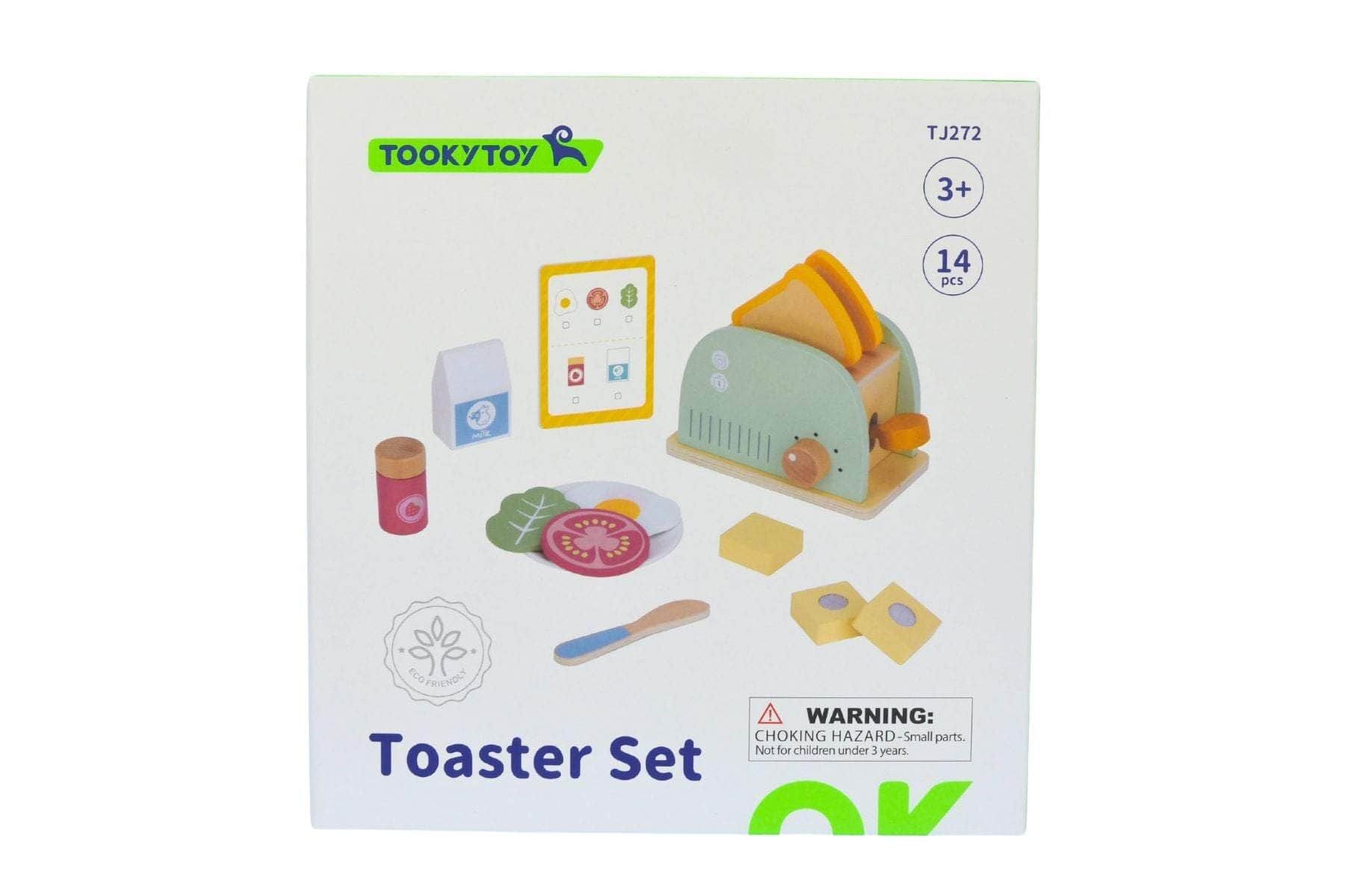 Wooden Toaster Breakfast Set