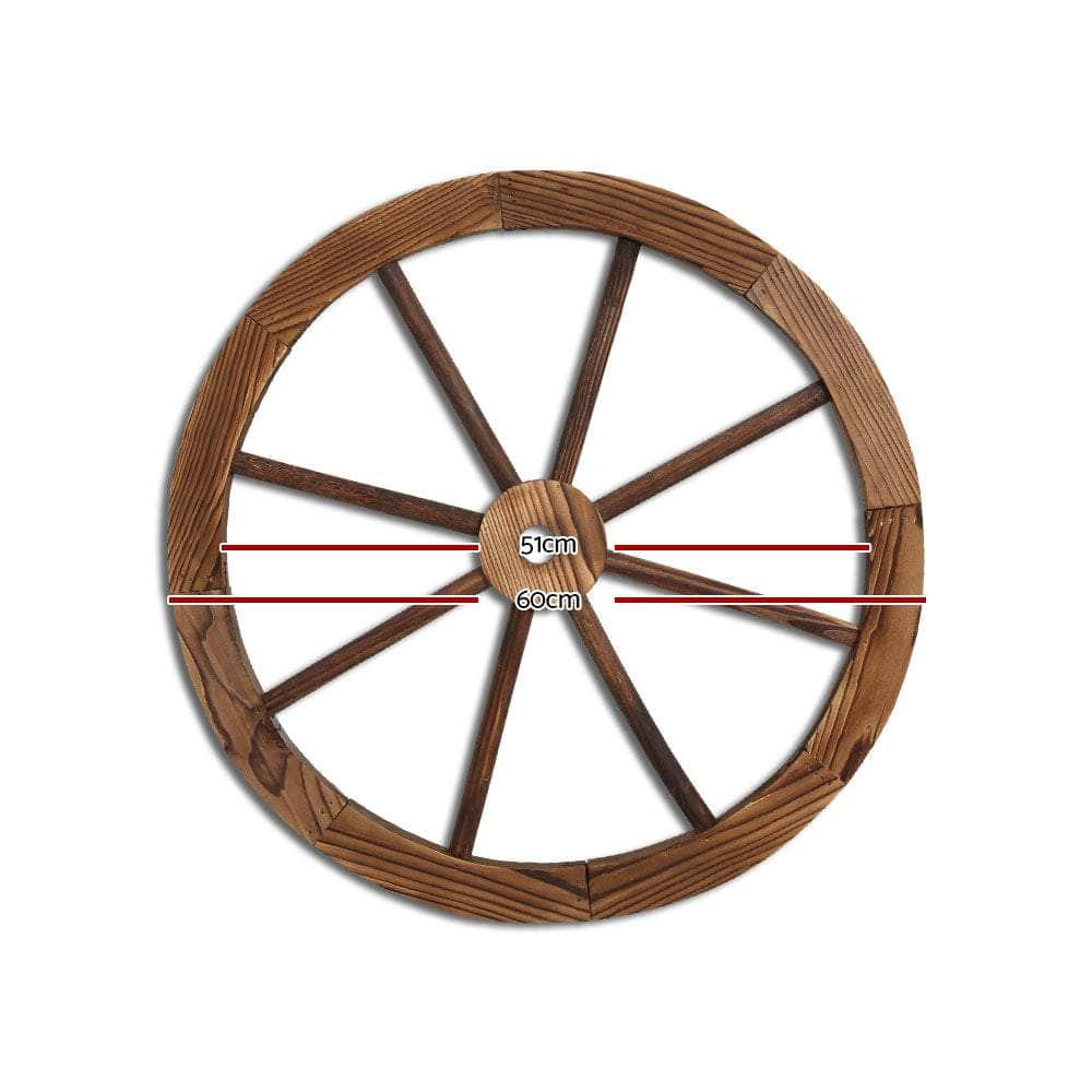 Wooden Wagon Wheel X2