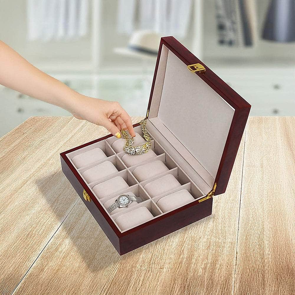 Wooden Watch Case Jewelry Storage Box