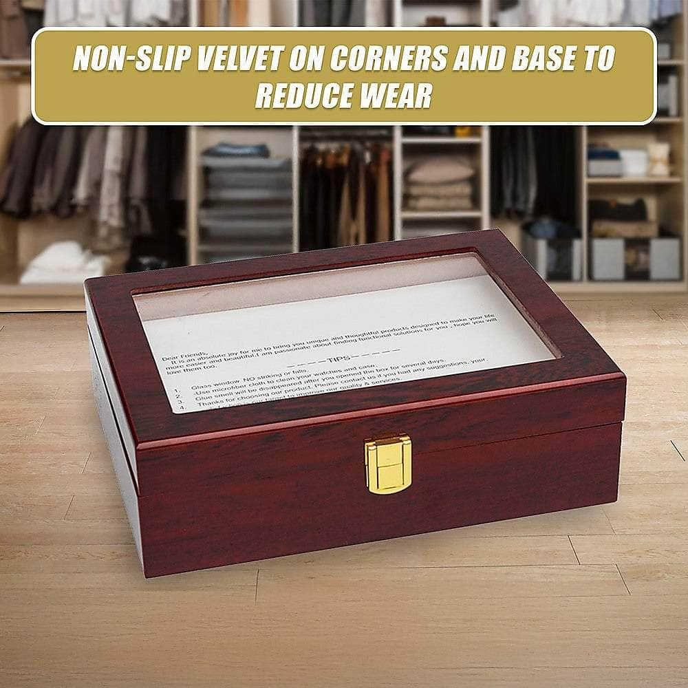 Wooden Watch Case Jewelry Storage Box