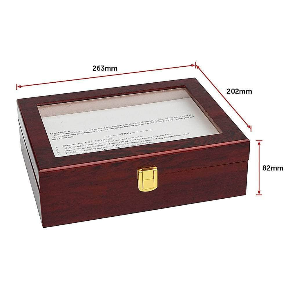 Wooden Watch Case Jewelry Storage Box