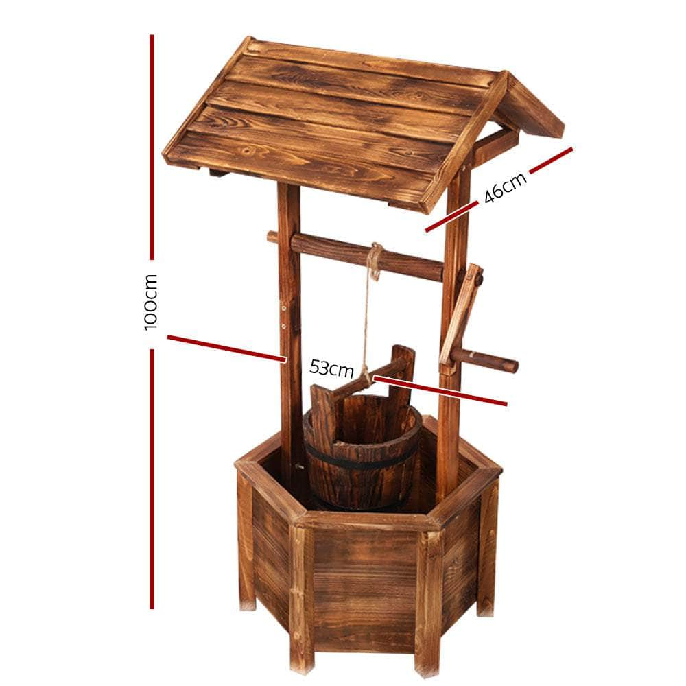 Wooden Wishing Well