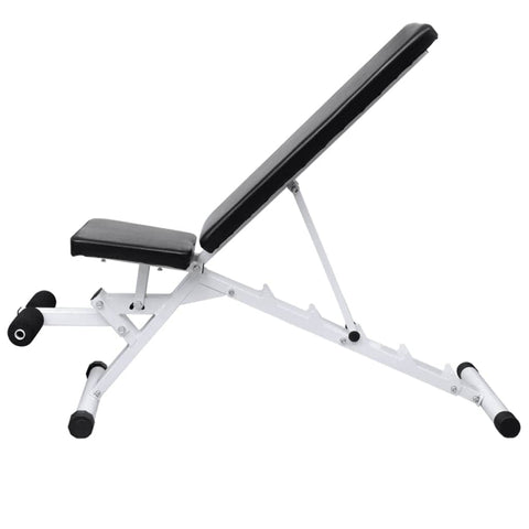 Workout Bench with Barbell and Dumbbell Set 30.5 kg