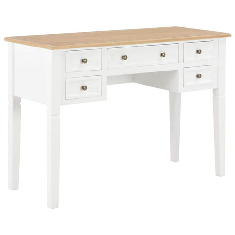 Writing Desk White Wood