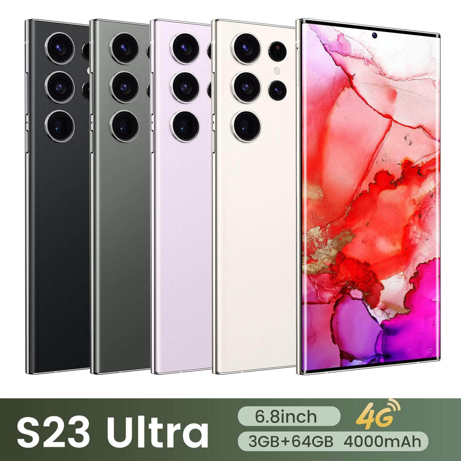 XINDA Mobile Phone S23+Ultra 6.8"HD 4000mAh 4G Android (3GB+64GB)