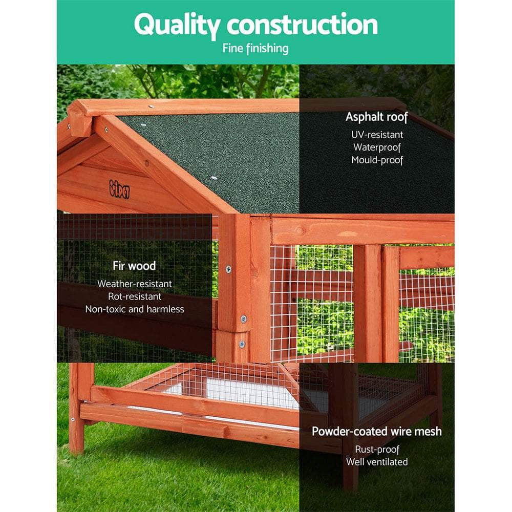 Xl Bird Cage 72X60X168Cm Wooden Aviary Parrot Carrier