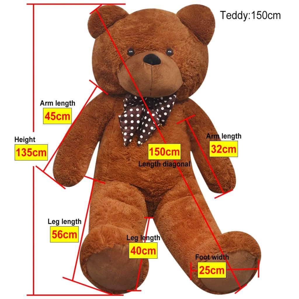 XXL Soft Plush Teddy Bear Toy- Brown