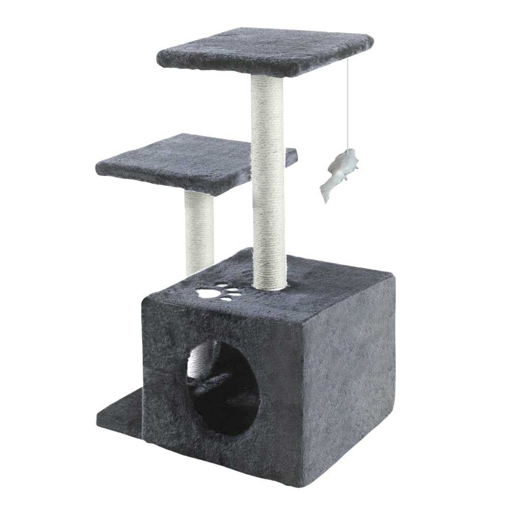 cat tree 0.6M Cat Scratching Post Tree Grey