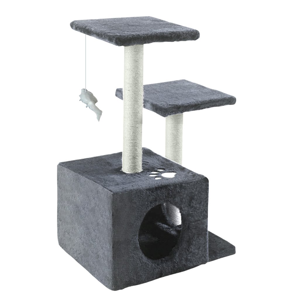 cat tree 0.6M Cat Scratching Post Tree Grey