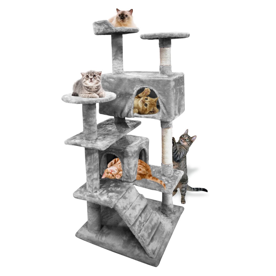 pet products 1.3M Cat Scratching Post Tree Gym House