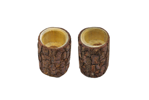 Kitchenware 2 Wooden Natural Egg Cup