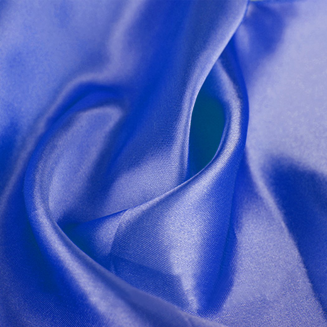 Party Supplies 20x Satin Chair Sashes Table Runner Blue