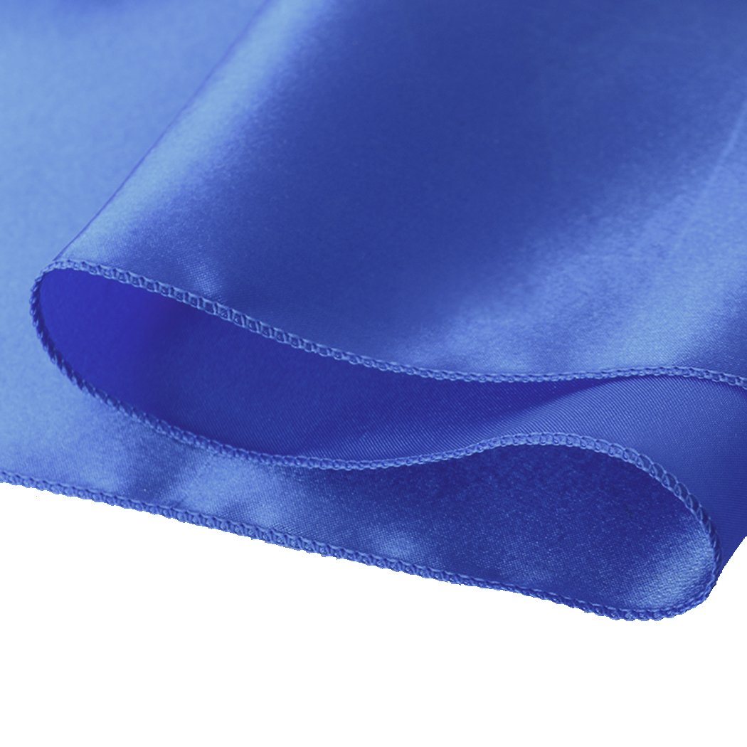 Party Supplies 20x Satin Chair Sashes Table Runner Blue