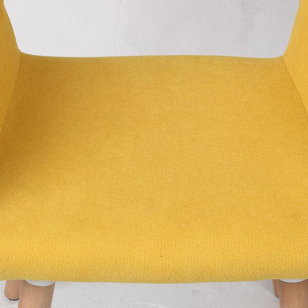 dining room 2x Dining Chairs Yellow