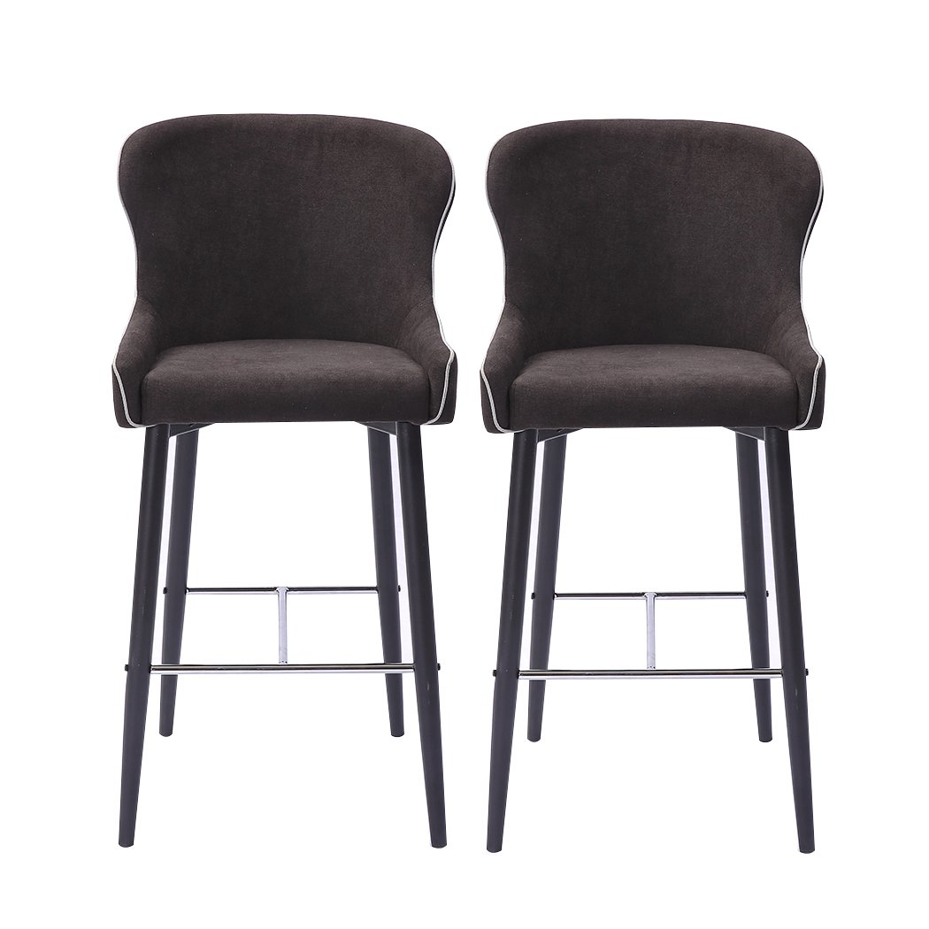 bar stool 2x Metal Industrial Barstools