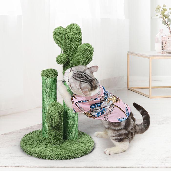 3-tier Cat Scratching Posts Pole Tree Kitten Climbing Scratcher