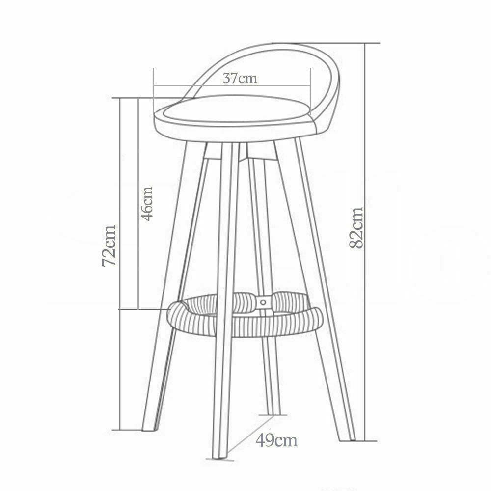 dining room 4x Leather Swivel Bar Stool Kitchen Stool Dining Chair Barstools Cream