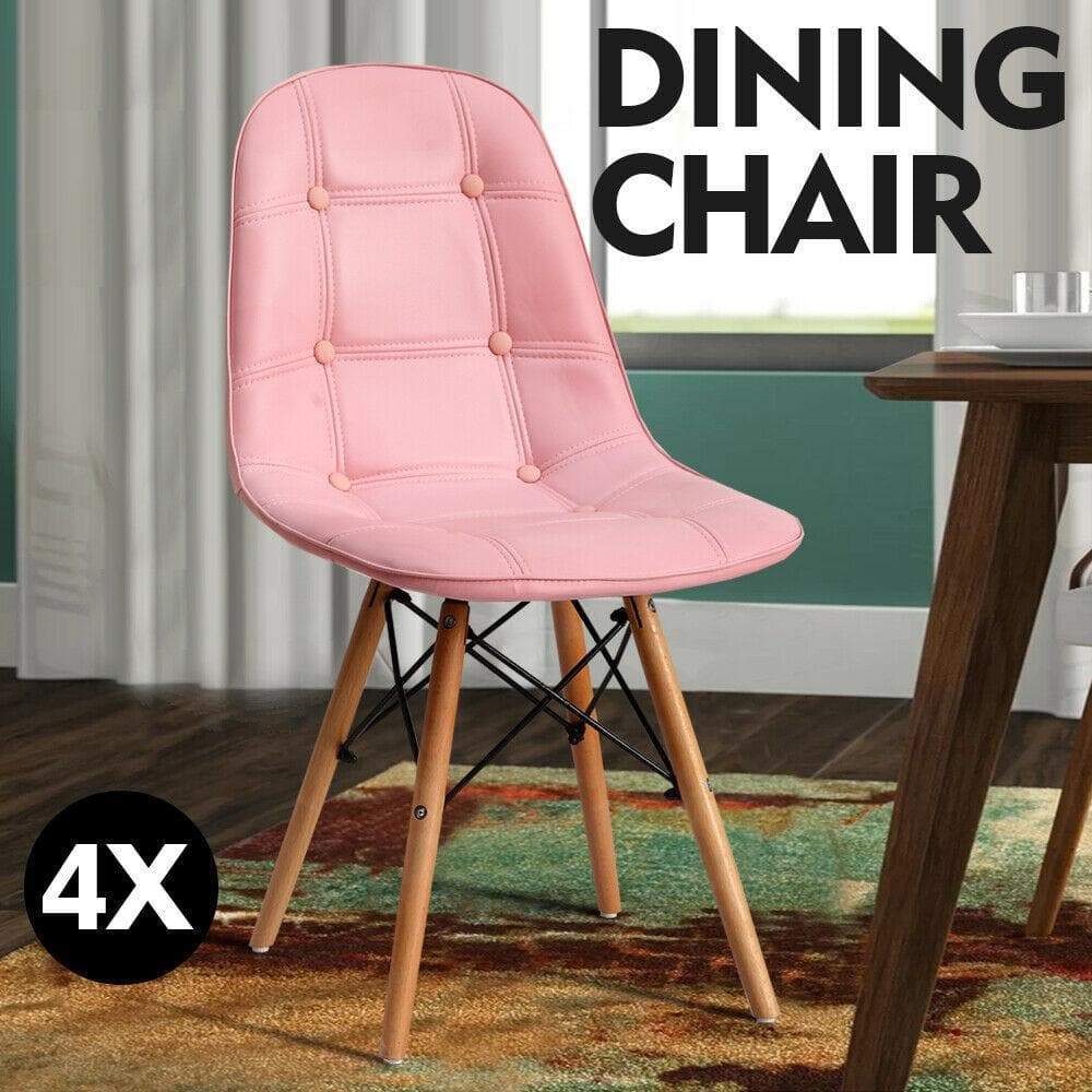 dining room 4X Pu Leather Dining and Lounge Chairs